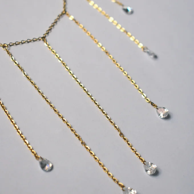 Collar Lágrimas Brillo