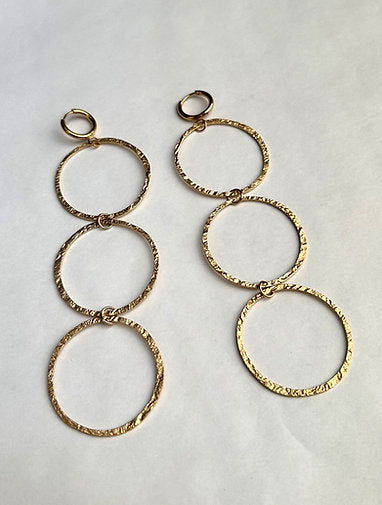 Pendientes Triple Aro II